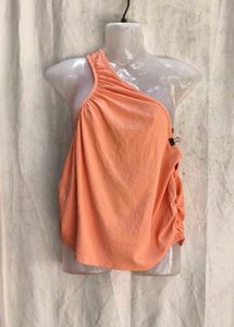 Chic One-Shoulder Ruched Top