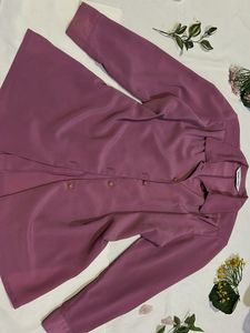 Elegant Pink Button-Up Blouse