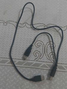 2.0 A Male to Dual USB Female Y Splitte Cabl