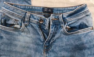 DNMX Women denim flared jeans