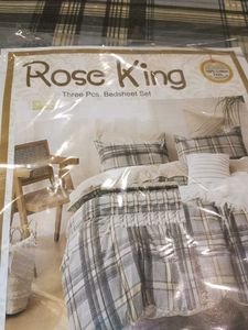 King Size Bedsheet 100% Cotton 108*108 Inch