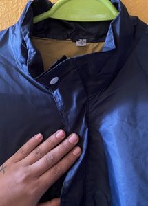 Navy Blue Lightweight Rain Jacket with pant
