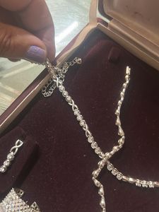 Sparkling Jewellery Set with Ring