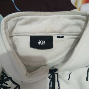 H&amp;M Men's Graphic Zip-Up Jacket