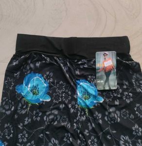 Floral Print Wide Leg Pants