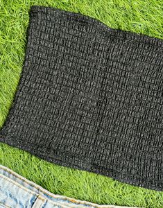 Sparkly Smocked Tube Top