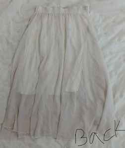 Flowy White Skirt