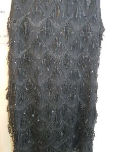 💥Shein Party Wear Sparkly Black Sleeveless Dress