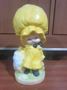 Ceramic Cute Little Doll Showpiece
