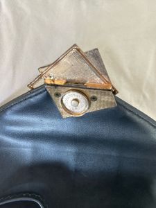 Chic Quilted Black Clutch Bag