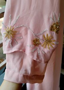 Pink handwork abaya🩷