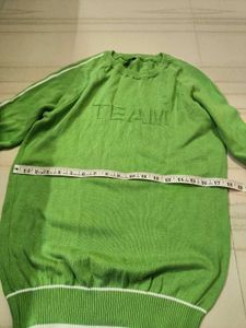 Team Spirit Green Crewneck Sweater