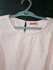 Cute Pink Puff Sleeve Top
