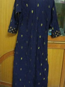 Embroidered Blue Kurta
