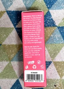 BEAUTE Gloss Girl Lipstick – Shade 02 Naked