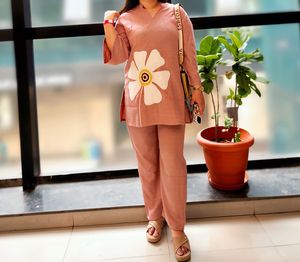 Embroidered Floral co ord set 44 xxl
