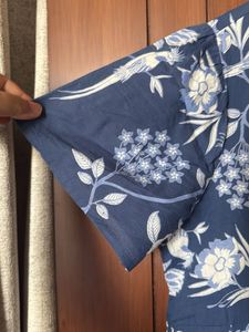 Indigo Floral Maxi Dress