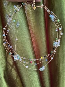 Boho Multi-strand Beaded Necklace
