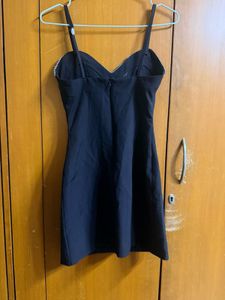 Zara Black Beaded Mini Dress