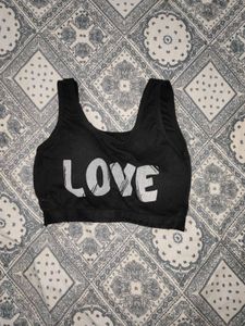Black LOVE Bra