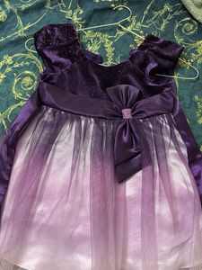 Sparkly Purple Ombre Party Dress
