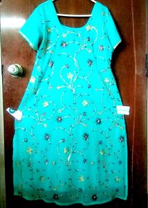 Fully Embroidery Kurti With Lining