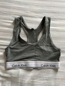 Calvin Klein Grey Sports Bra