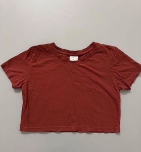 Rust Crop T-Shirt