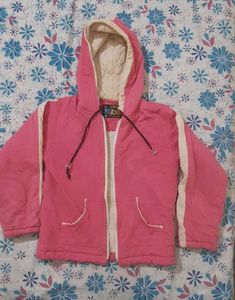 Pink Hooded Jacket