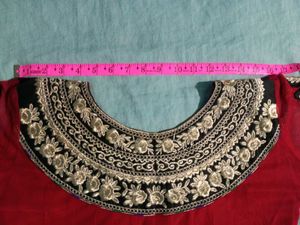 Red Embroidered Anarkali With Dupatta