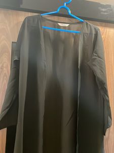Pure Black Long Shrug Good Quality 100%