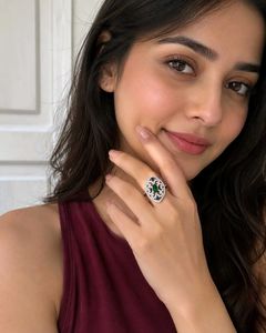 Elegant Emerald &amp; Sapphire Ring 925 #, fixed