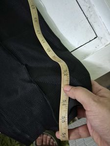 Classic Black Suit Pant with Embroidery