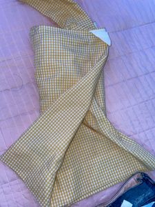 Cute Yellow Gingham Halter Top