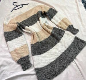 Pinterest Striped Knit Sweater Dress