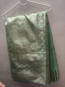 Elegant Sea Green Saree
