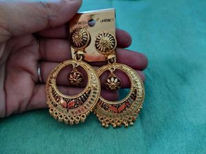 Elegant Gold-Tone Kundan Necklace
