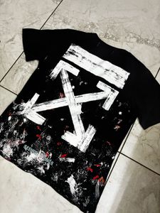 Off-White "Splash" Black T-Shirt