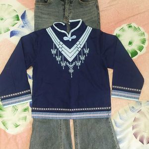 Cheongsam Embroidered Top
