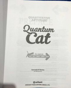 📒"9th Edition Quant CAT: India’s #1 Prep Book"