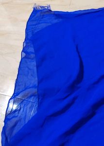 Royal Blue Cold Shoulder Maxi Dress