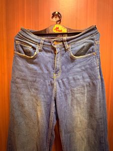 AND Blue Denim Flare Jeans