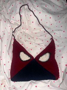 Handmade Crochet Mask Bag