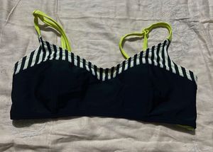 Striped Swim Top/Padded Bralette