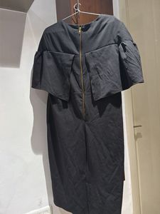 Elegant Noir Statement Dress