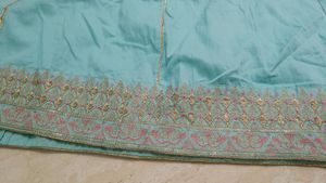 Blue Sharara Suit Set | Anarkali Kurti +