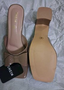Shein Bow Nude Sandals