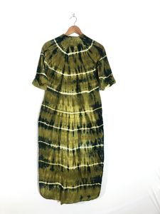 Olive Green Printed Kurta(Women’s)