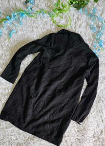 Black Hooded Dress