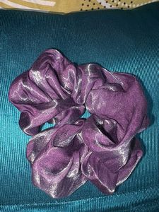 Purple Sparkle Scrunchie